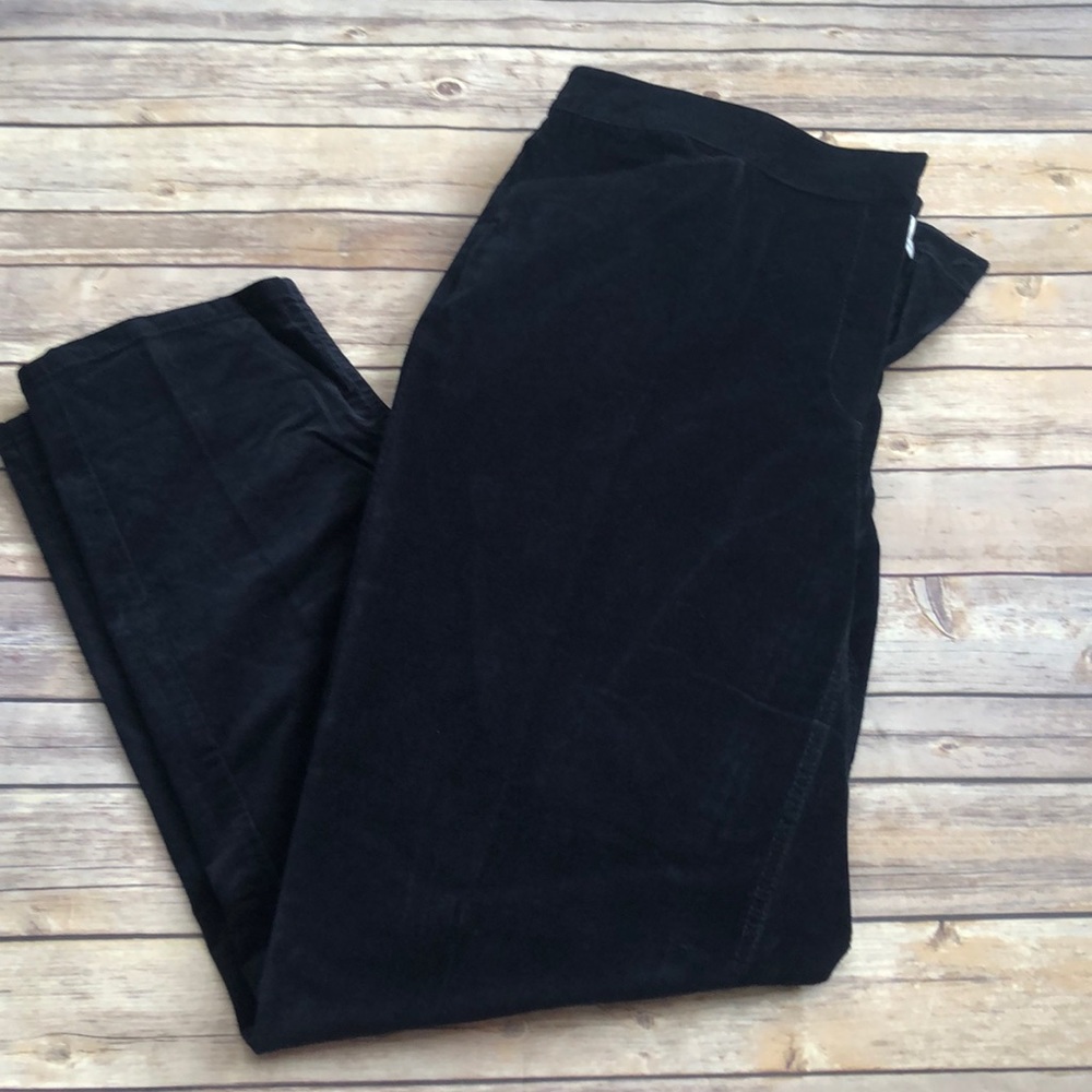 J. Jill Black Straight Leg Pants - Classic Pull-On Style